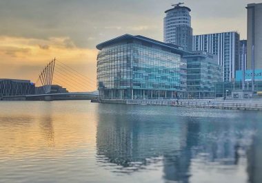 Media City in Salford Quays home of BBC